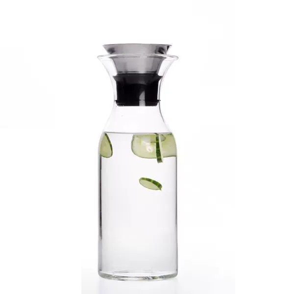 Heat-resistant glass water bottle 304 st