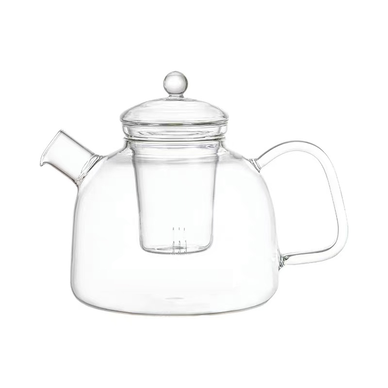 Chikao Ming Fire-Cooking Tea Kettle, High-Temperature Resistant Glass Tea Infuser, High Borosilicate